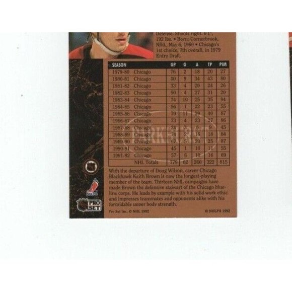 Vintage Chicago Blackhawks NHL Pro Set NHLPA 1992 Hockey Trading Cards - Picture 7 of 10